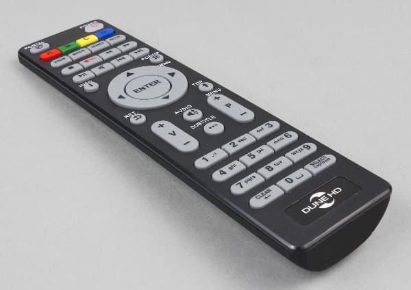 Внешний вид пульта ДУ плеера Dune HD Connect Внешний вид пульта ДУ плеера Dune HD Connect