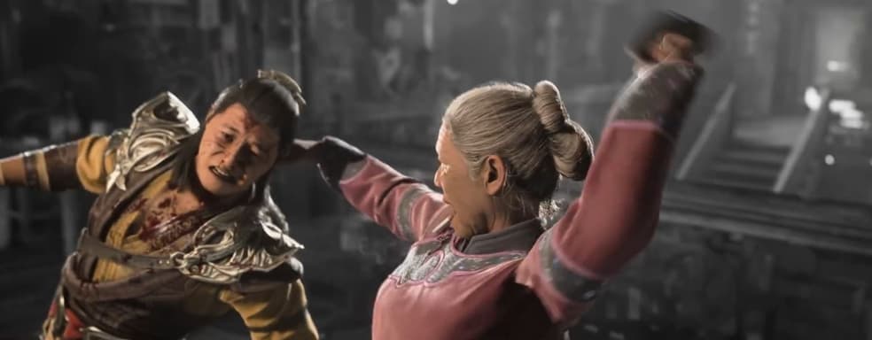 Робот из жидкого металла и бодрая старушка калечат Шанг Цунга в новом геймплейном трейлере Mortal Kombat 1: Khaos Reigns