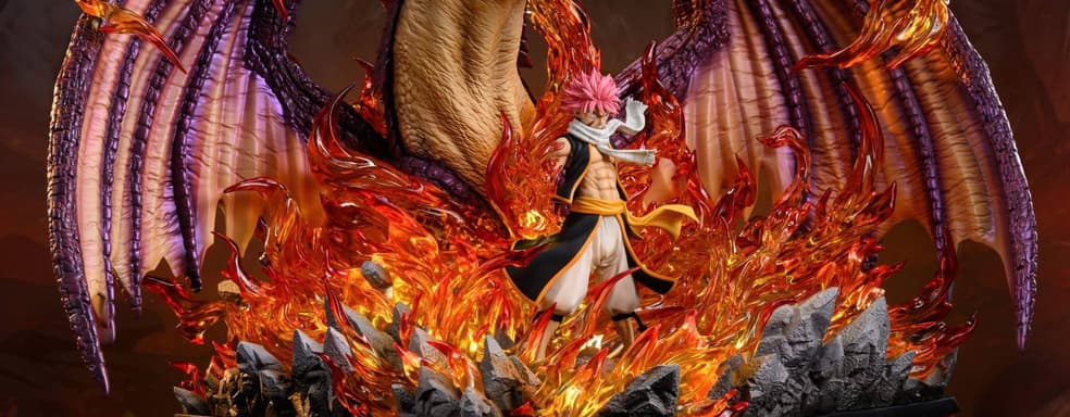 Great Demon Lord Dragneel: SAKURA Studio Opens Pre-Order for Natsu Statue from "Fairy Tail" Anime