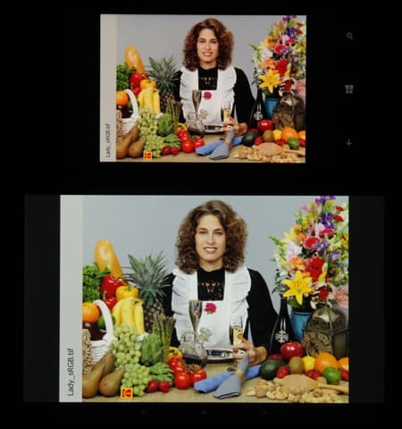 Обзор смартфона Nokia Lumia 830. Тестирование дисплея