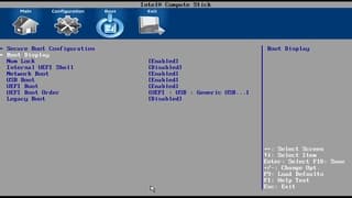 BIOS модели на Intel Core m5-6Y57