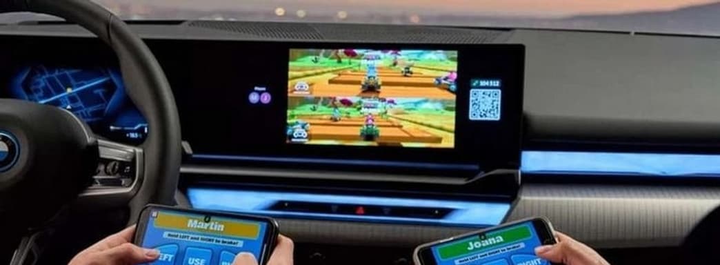 Новая BMW позволит играть во время зарядки автомобиля