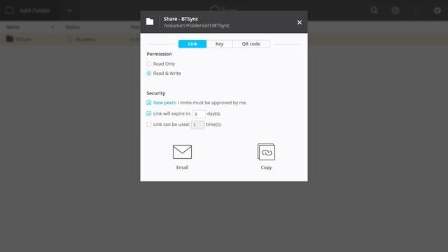 Модуль BitTorrent Sync