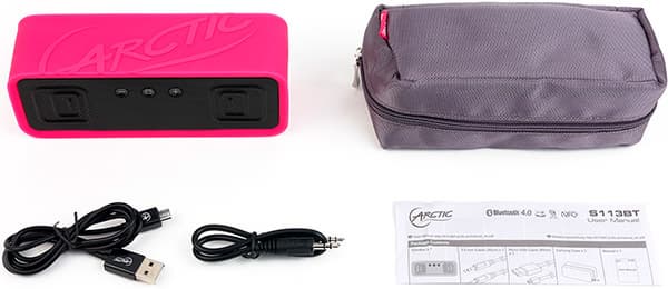 Комплектация портативной аудиосистемы Arctic S113BT