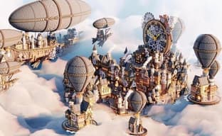 В Minecraft построили масштабный город в стиле стимпанк