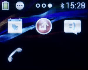 Скриншот с умных часов Sony SmartWatch 2