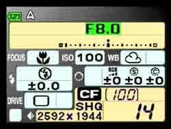 Olympus CAMEDIA C-5060 Меню