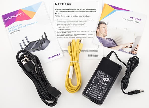 Комплект поставки Netgear R8000 Комплект поставки Netgear R8000