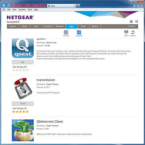 Настройка Netgear ReadyNAS 312