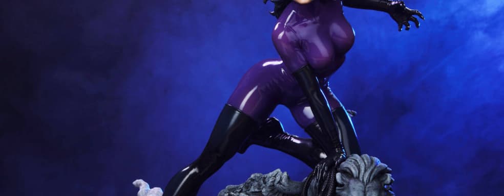 С хлыстом наготове: представлена статуя Женщины-кошки от Tweeterhead