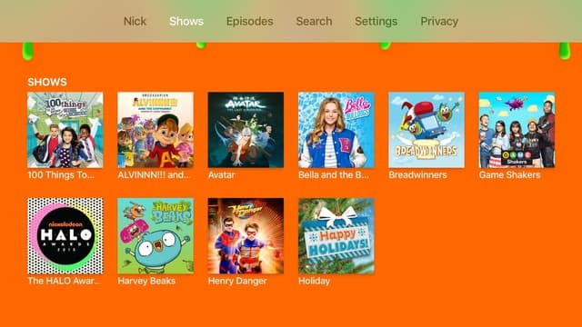 Интерфейс Apple TV 4 поколения 2015