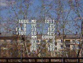 информацию о параметрах съемки