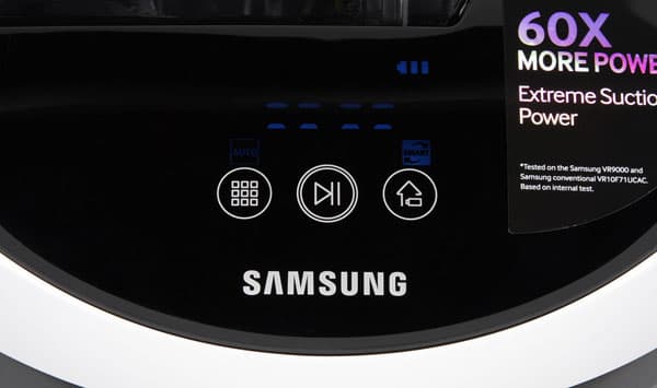 Samsung Powerbot SR20H9050U, контрольная панель