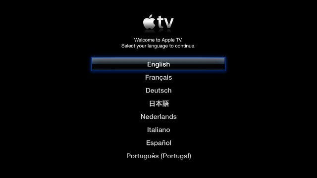 Интерфейс Apple TV