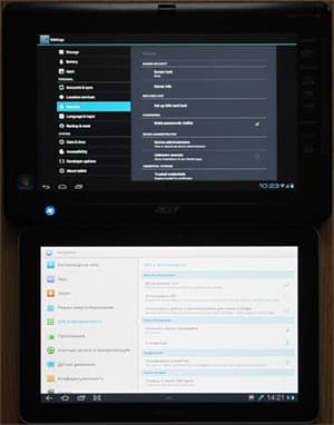 настройки безопасности в Android 4.0 и 3.0