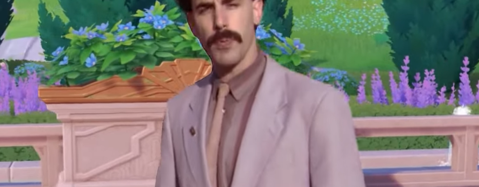 Борат попал в Genshin Impact. Инспекция Фонтейна