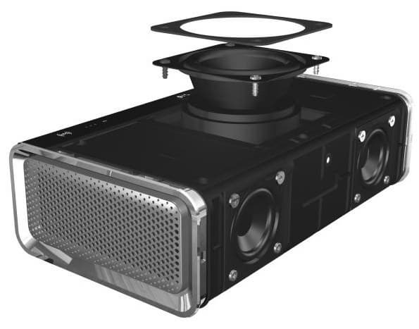 Дизайн колонки Creative Sound Blaster Roar