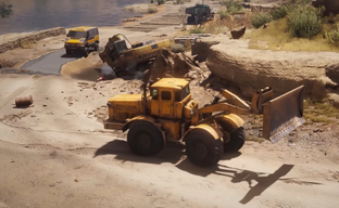 Mission walkthrough presented in RoadCraft — the new simulator from the creators of SnowRunner and MudRunner