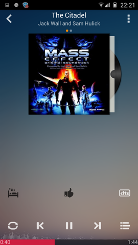 Обзор Gionee Elife E7. Скриншоты. Проигрыватель музыки