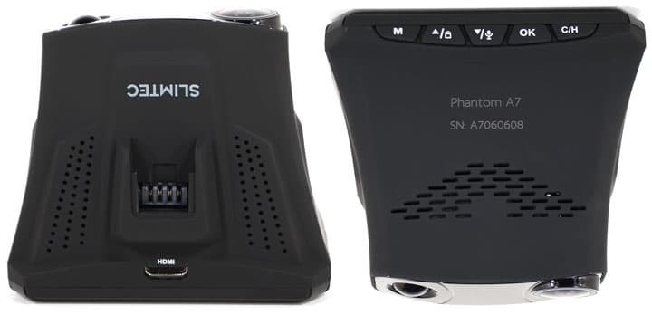 Видеорегистратор с радар-детектором и GPS-модулем Slimtec Phantom A7