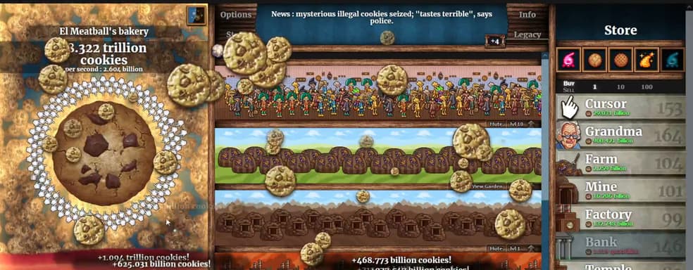 В Steam выйдет Cookie Clicker — в этой игре надо кликать по печенькам