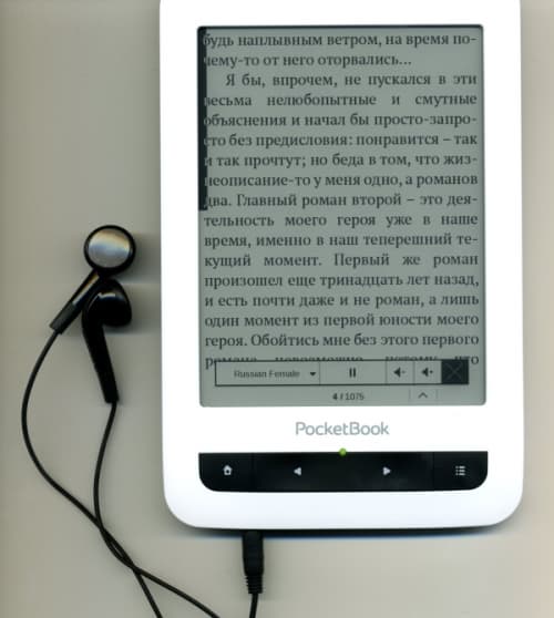 PocketBook Touch — text to speech