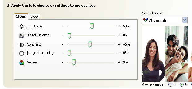 Adjust Desktop Color