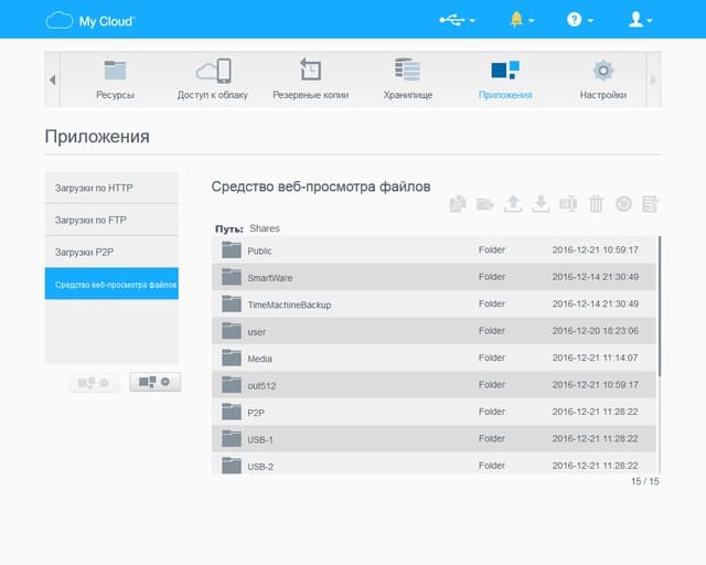 Настройка WD My Cloud PR2100 Настройка WD My Cloud PR2100