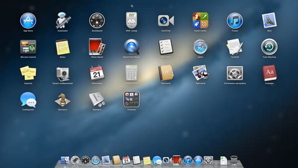 Скриншот OS X 10.8 Mountain Lion
