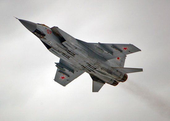 The MiG-31 is designed to destroy air targets in the border and internal areas of Russia.