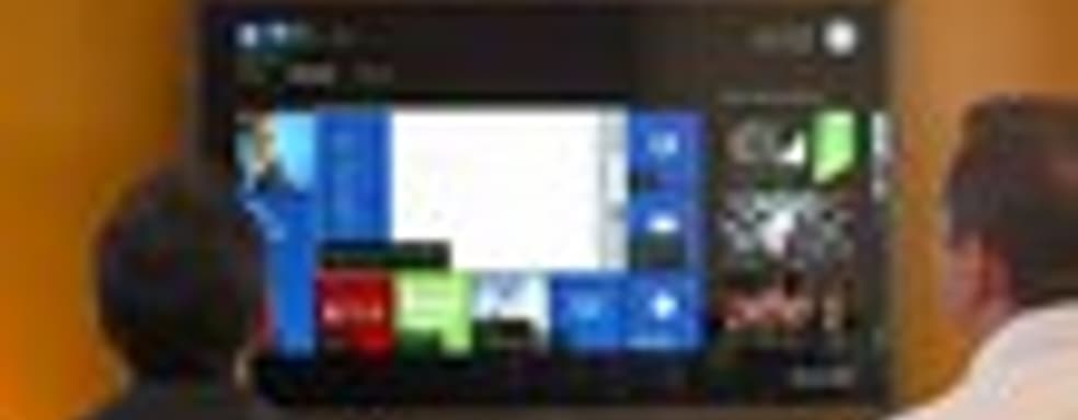 Yusuf Mehdi и Marc Whitten показывают дашборд Xbox One