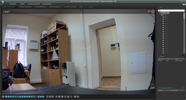 Работа с видеорегистратором через Idis Center
