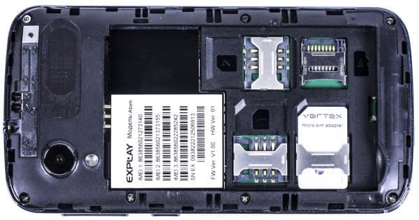 Дизайн смартфона Explay Atom