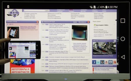 Обзор смартфона LG G4. SlimPort - вывод на монитор