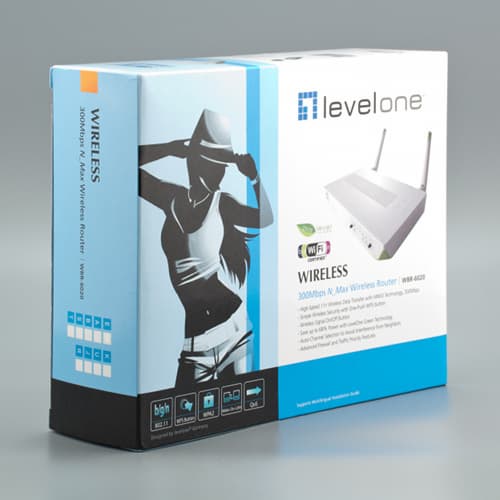 упаковка маршрутизатора LevelOne WBR-6020 упаковка маршрутизатора LevelOne WBR-6020