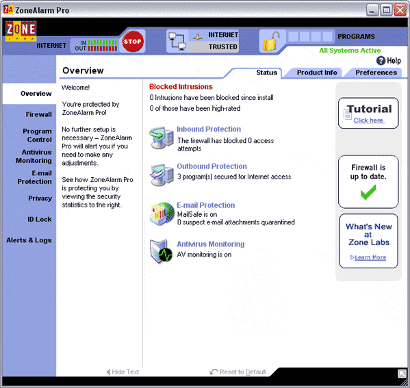Главное окно