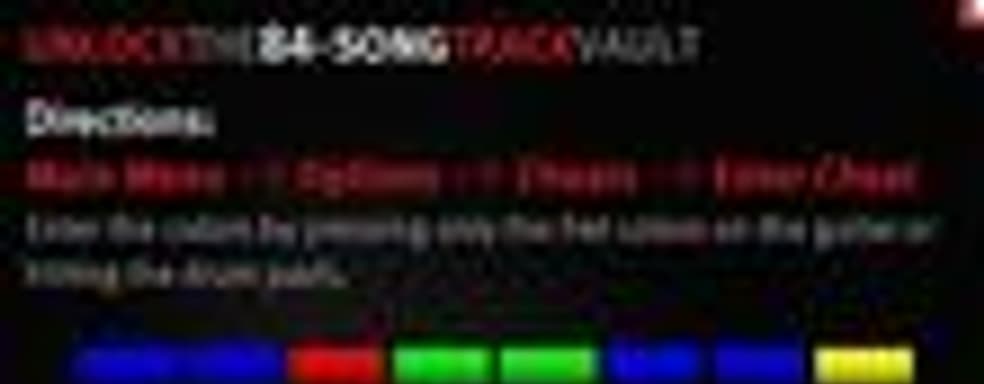 Чит-код для открытия всех песен в Guitar Hero World Tour