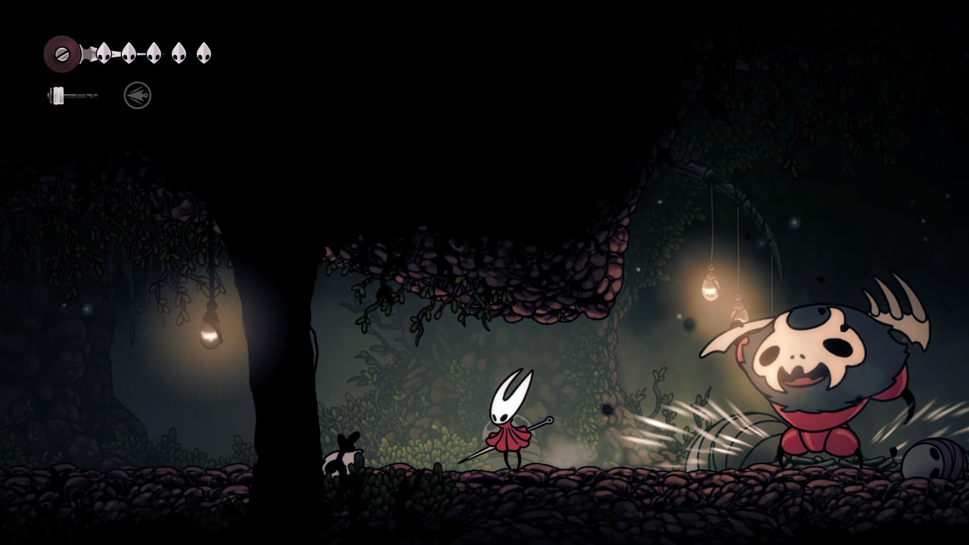 Данный выступ помогает в битве со стражем