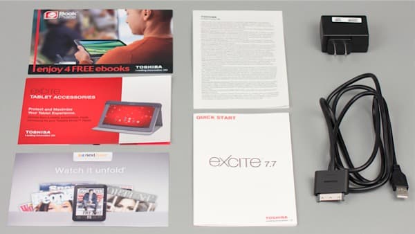 Комплектация Toshiba Excite 7.7