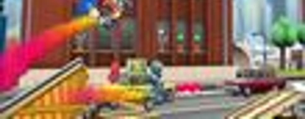 Герои LttleBigPlanet и Tearaway в Joe Danger для PS Vita