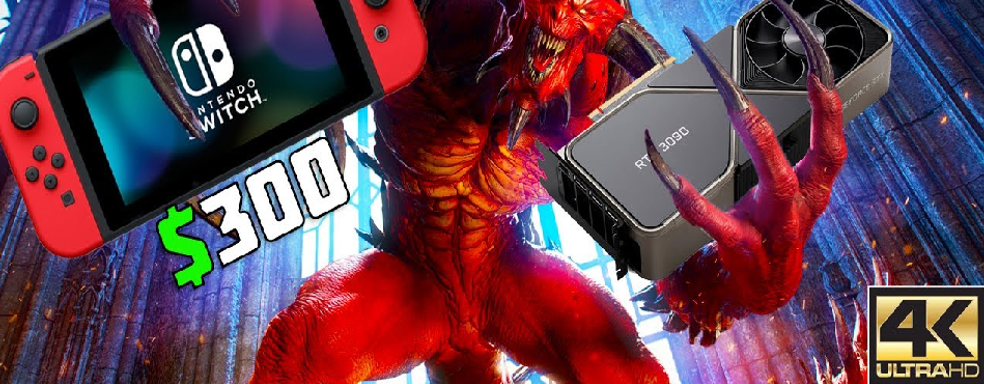Видео сравнение графики Diablo 2 Resurrected на ПК с RTX 3090 и Nintendo Switch — разницы почти нет