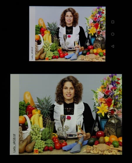 Обзор смартфона Huawei P8. Тестирование дисплея