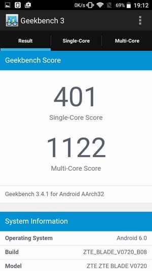 Смартфон ZTE Blade V7 Lite