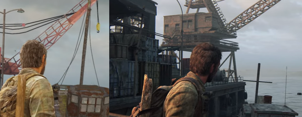 «Можно геймплей?» Фанаты The Last of Us обеспокоены сравнением графики с ремейком. Скучают по висящей лодке и боям