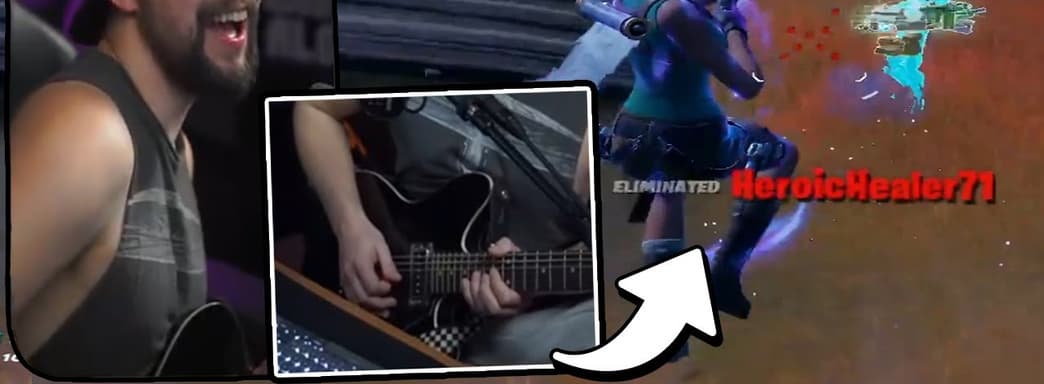 Un streamer juega a Fortnite con un "gamepad" inusual