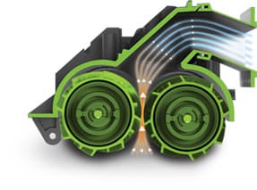 робот-пылесос iRobot Roomba 870, схема сбора мусора