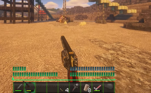 Моддер Minecraft воссоздаёт мир Fallout New Vegas с механикой стрельбы из огнестрельного оружия