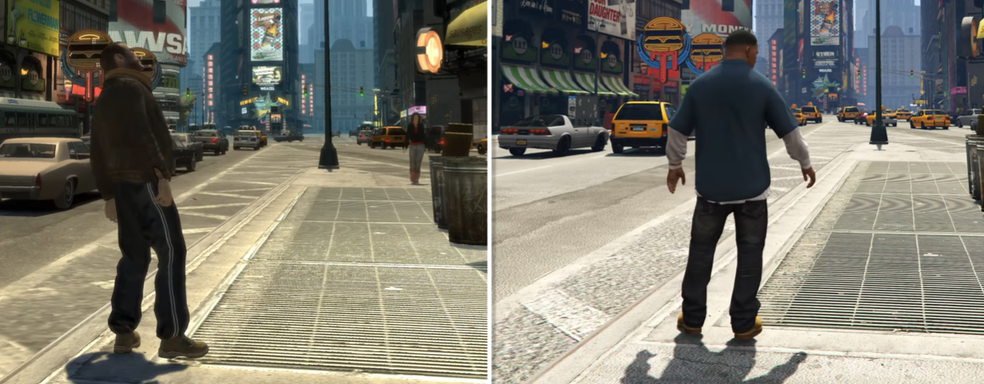 GTA 4 сравнили с отмененным модом Liberty City Preservation Project, переносящим город в GTA 5