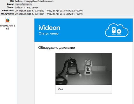 Облачная Wi-Fi-камера наблюдения Oco Ivideon