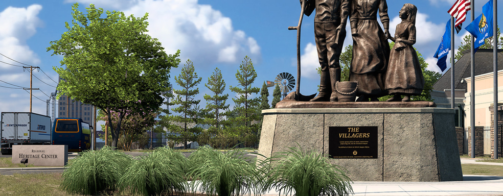 Euro Truck Simulator 2 и ATS глазами разработчика. Представлен процесс создания скульптур для игровых локаций